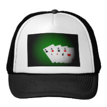 Poker Background Hat