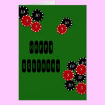 Poker Birthday cards