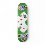 Poker board, by DJ Skate Deck