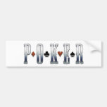 Poker bumper sticker