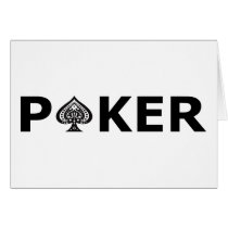 Poker Greeting Card