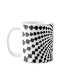 Poker Card Suits Spiral: Coffee Mug: Black Jack