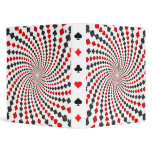 Poker Card Suits Spiral: Custom Binders
