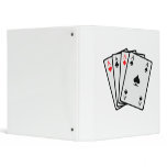 Poker cards 3 ring binders