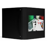 Poker Cards Vinyl Binder
