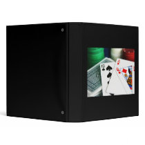 Poker Cards Vinyl Binder