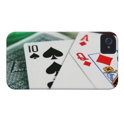 Poker Cards iPhone 4 Case-Mate Cases
