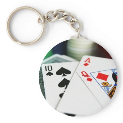 Poker Cards keychains