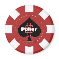 Poker Chip Magnet