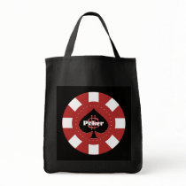 Poker Chip Tote Bag