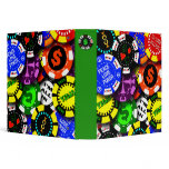 Poker Chips Collage Binder