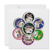 Poker Chips Galore Invitation