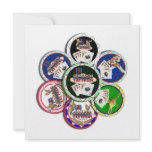 Poker Chips Galore Invitation