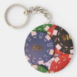 Poker Chips Keychain