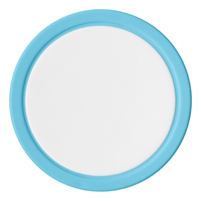 Poker Chips w/ Baby Blue Solid Edge Poker Chips w/ Baby Blue Solid Edge
