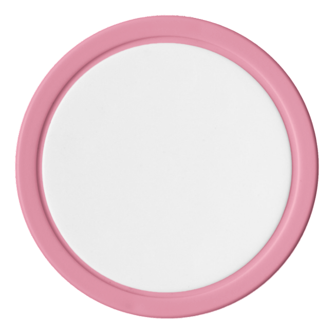 Poker Chips w/ Pink Solid Edge Poker Chips w/ Pink Solid Edge