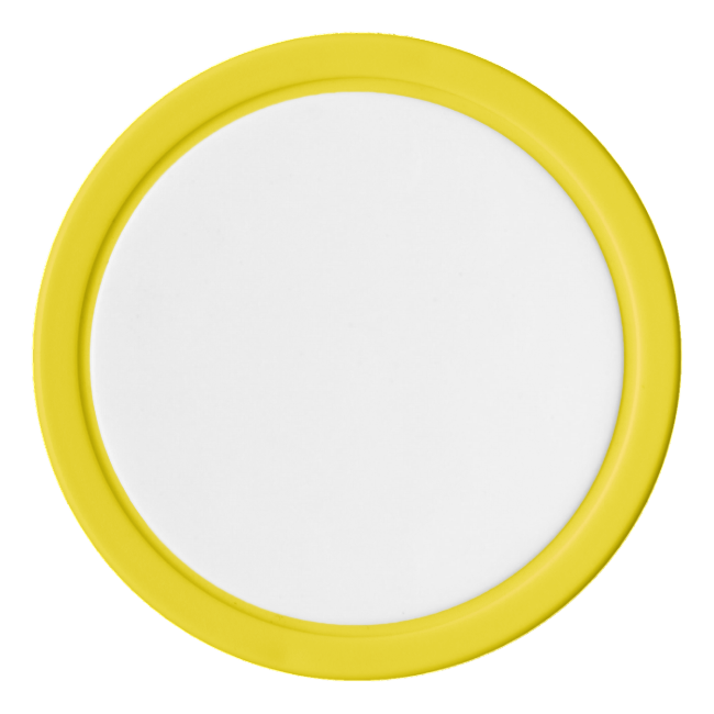 Poker Chips w/ Yellow Solid Edge Poker Chips w/ Yellow Solid Edge