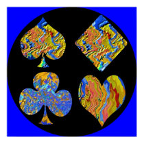 Poker Circle Gold posters