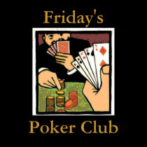 Poker Club Sign, edit text posters