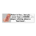 Poker Crybabies bumper stickers