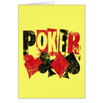 POKER - DISTRESSED AND AGED STYLE CARDS