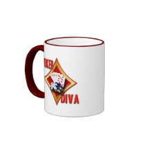 POKER DIVA COFFEE MUG