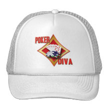 POKER DIVA TRUCKER HAT