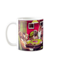 Poker Dogs: A Bold Bluff Coffee Mug