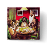 Poker Dogs: Waterloo    (approx. 1903) buttons