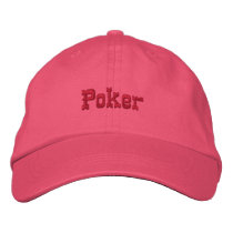 Poker Embroidered Hat embroidered hats by imperfectiomism Poker Embroidered Hat embroidered hats