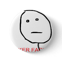 Poker Face Button