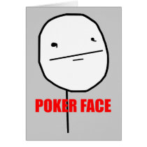 Poker Face Card