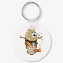 poker face keyring keychains