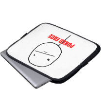 Poker Face Laptop Sleeve