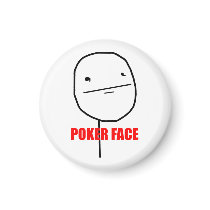 Poker Face Magnet