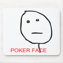 Poker Face Mousepads
