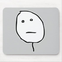 Poker Face Mousepad