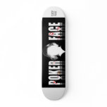 Poker Face, Original MrEco Design Skate Board Decks