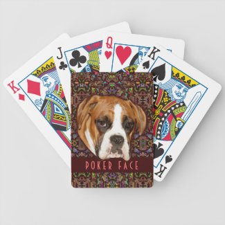 POKER FACE - Poker Night Dog Playing Cards