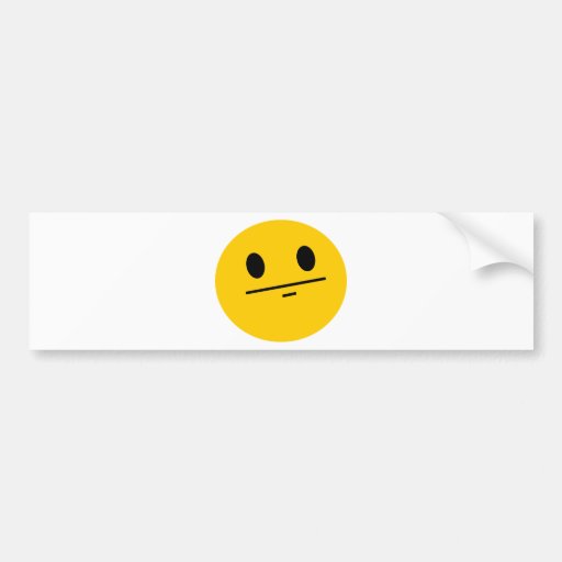 Poker face smiley meaning