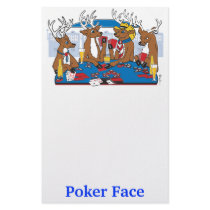 Poker Face stationery