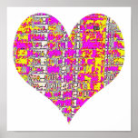 Poker Fans :  Heart Throb   5 Sizes posters