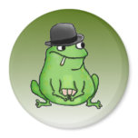 Poker Frog Magnet