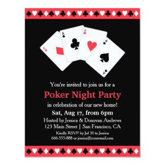 Poker invitations free