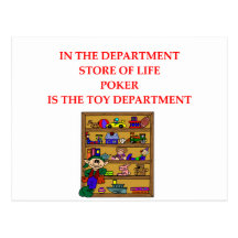 POKER gifts t-shirts Postcard
