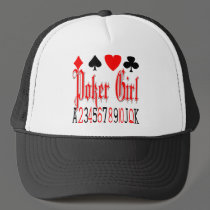 Poker girl hats hats