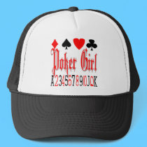 Poker girl hats