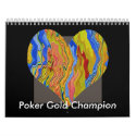 Poker Gold Champion calendars