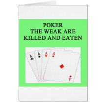 POKER GREETING CARD
