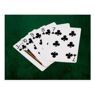 Poker straight same suit